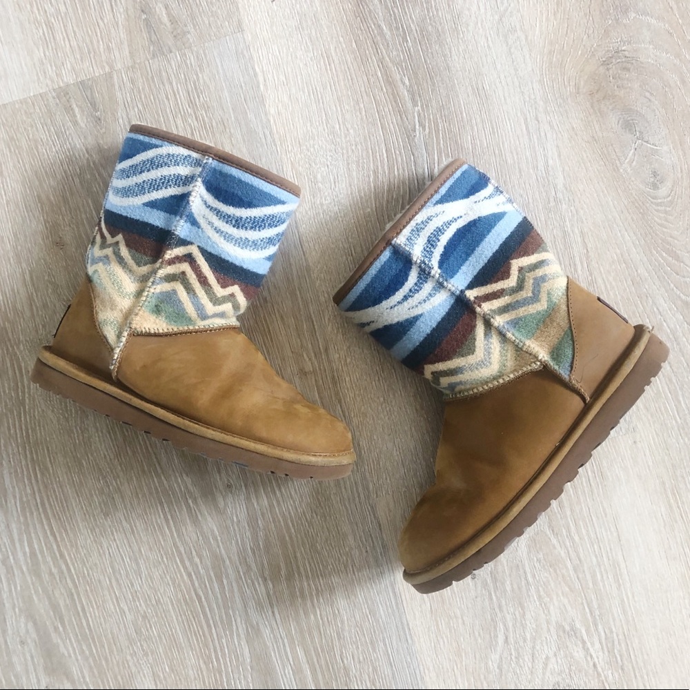 Ugg Pendleton Limited Edition Knit Short Boots - image 3